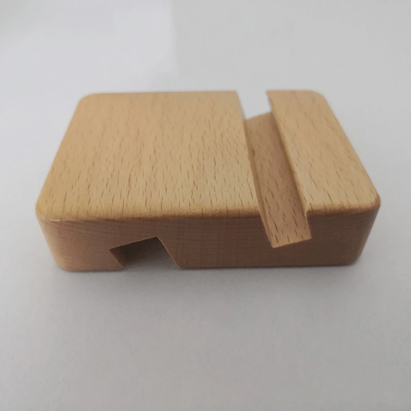 Soporte portátil de madera maciza para teléfono móvil, soporte de escritorio para tableta, PC, lector electrónico, accesorios para el hogar,
