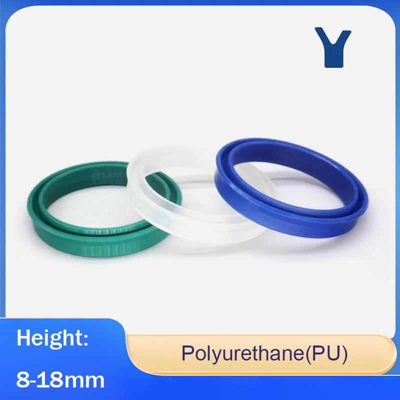 

1pcs YXD/U/ODU Type Lip PU Oil Seal Ring Inner Diameter：6-204 Height: 8 10 14 18mm For Piston/Cylinder/Hydraulic Rod(For Hole)