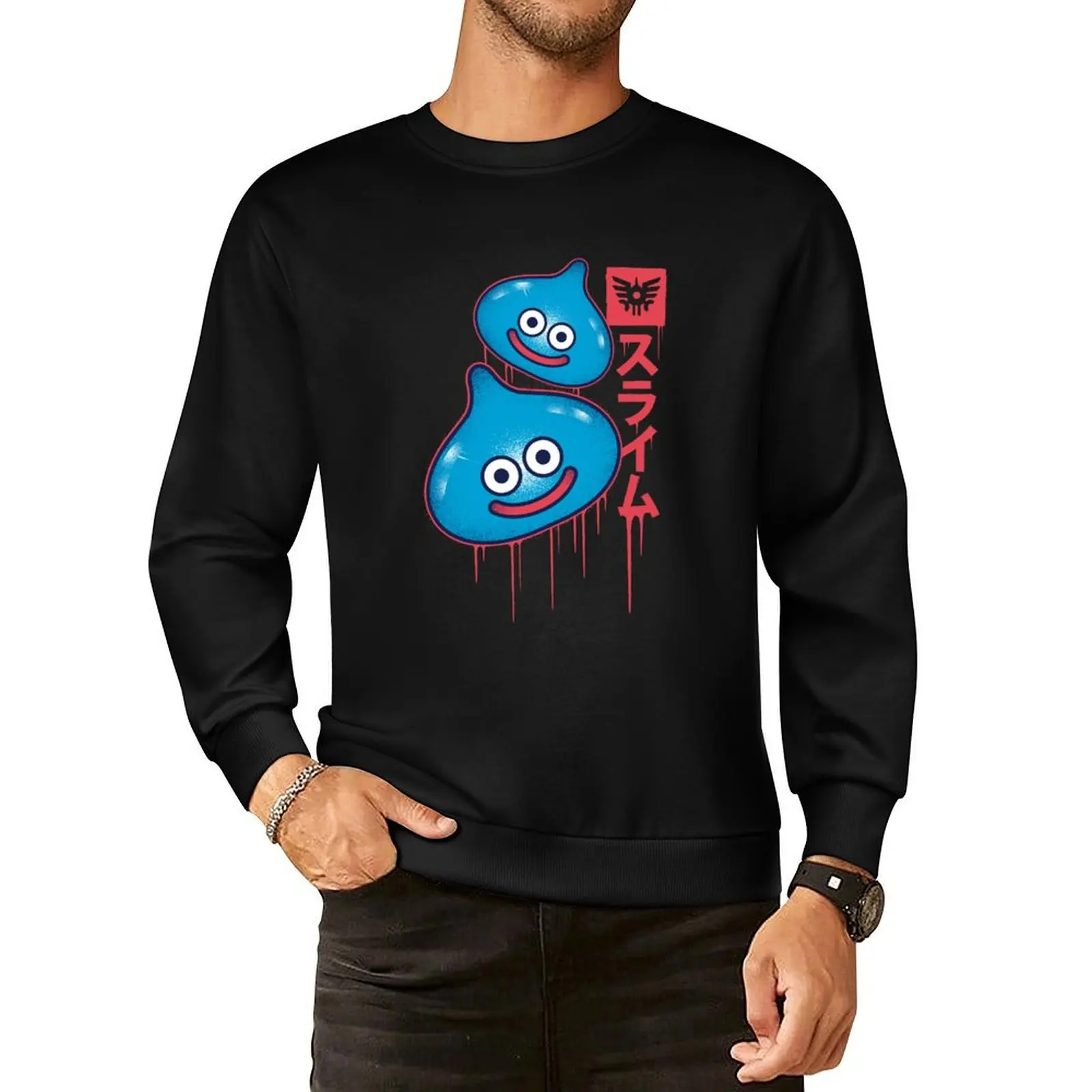 

Slimes Pullover Hoodie male clothes autumn jacket men sweatshirts men