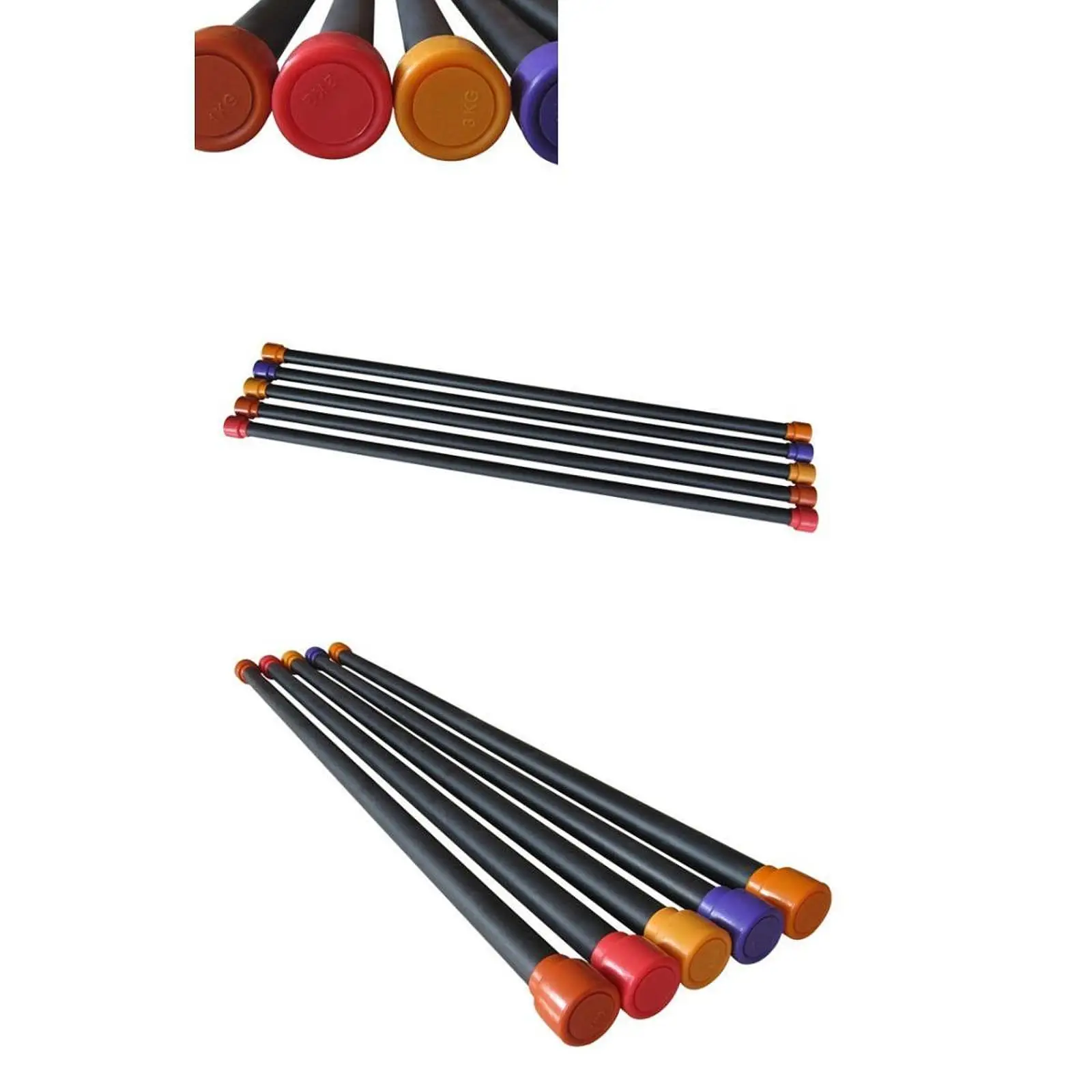 Yoga Stick Mobility and Balance Trainer Pilates Exercise Bar Body Sculpting Tool for Home Gym Posture Improvement