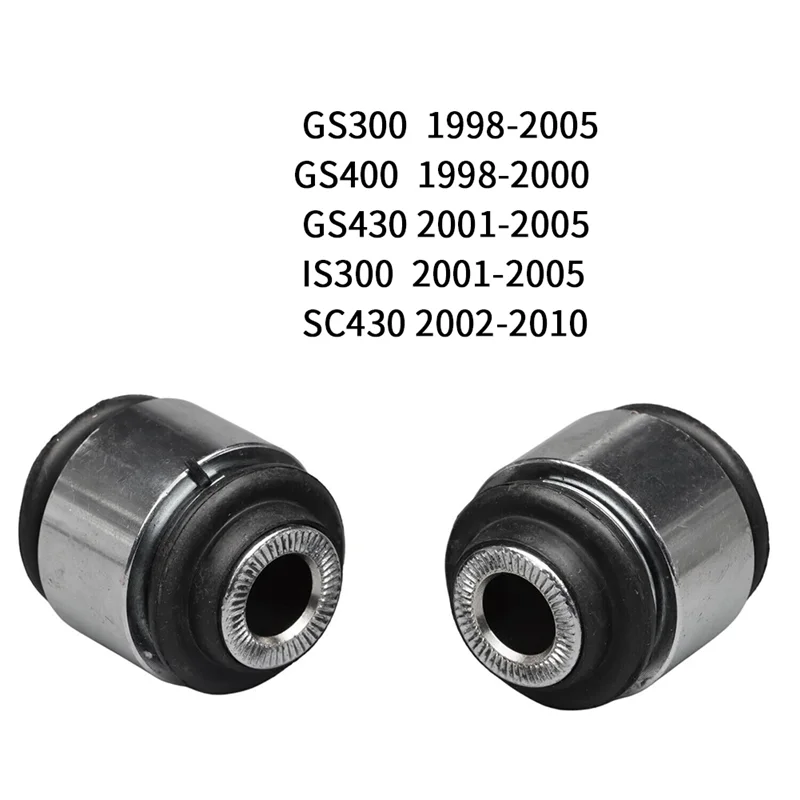 

2Pcs Suspension Knuckle Bushing Rear Lower Replacement Parts 42210-22030 For 2001-2005 Lexus GS300 400 430 IS300 SC430 4.3L