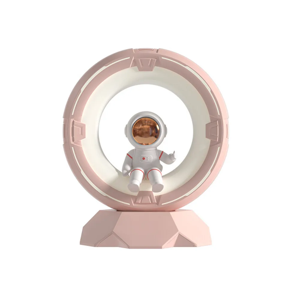 3Color USB Rechargeable Astronaut Night Light 3 Brightness Levels Spaceman Bedroom Lamp for Sleep Kids Room Decor