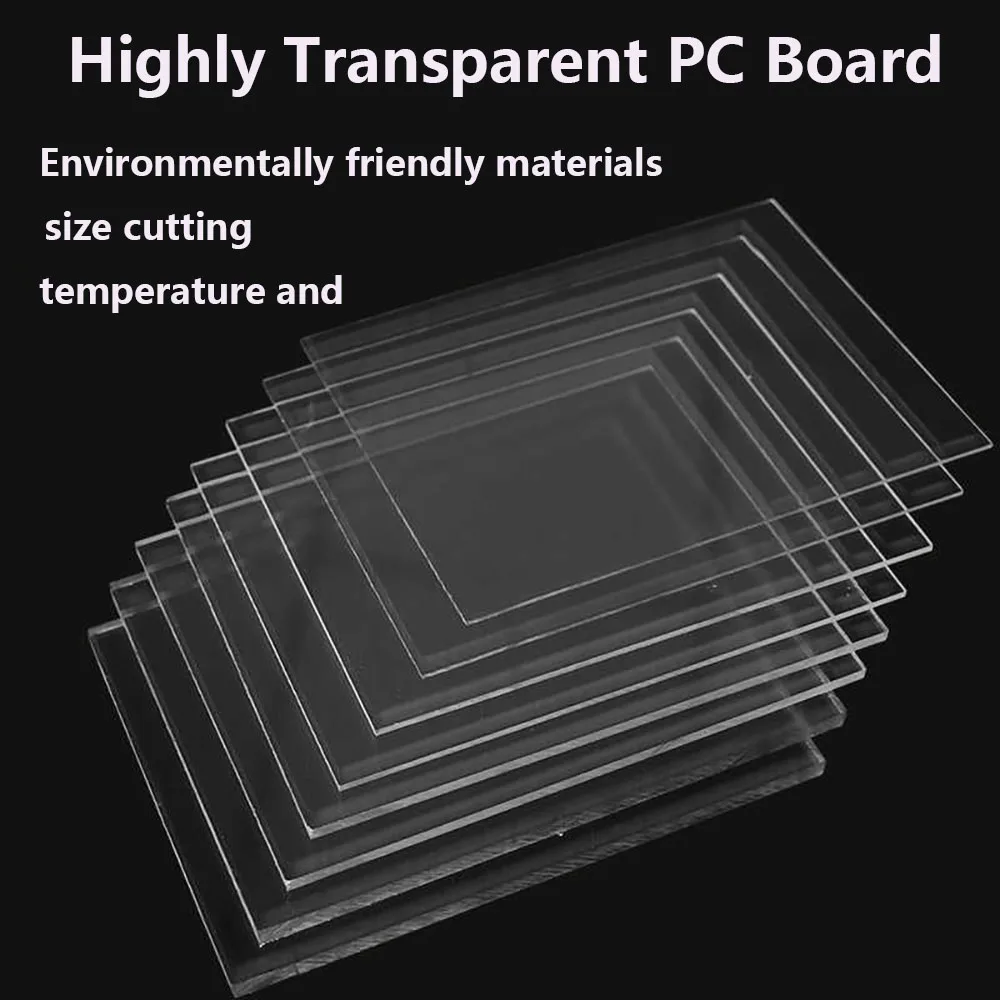 لوحة كمبيوتر عالية الشفافية، لوح بلاستيكي صلب مقاوم للحرارة مع سمك 2 مم 3 مم 4 مم 5 مم 6 مم 8 مم 10 مم 12 مم 15 مم 20 مم