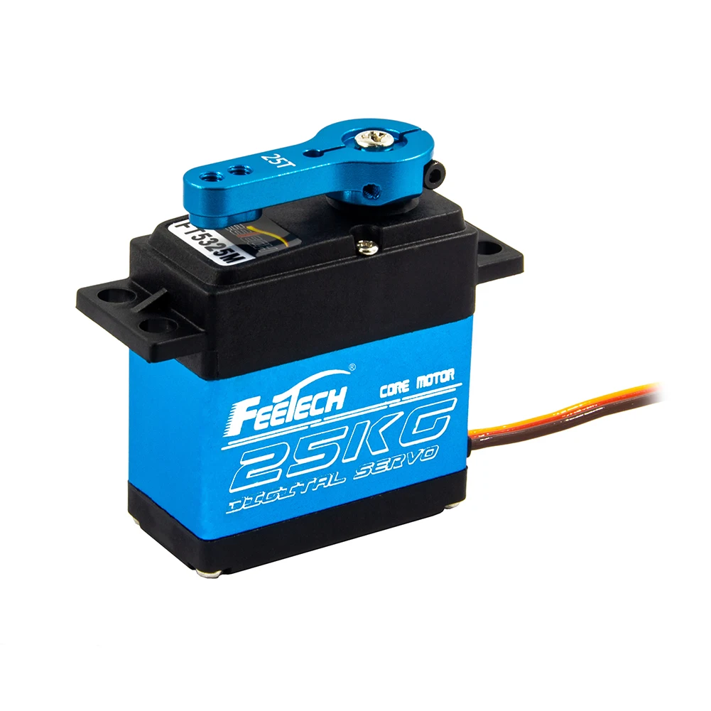 

Цифровой серводвигатель 25 кг/см с высоким крутящим моментом, металлическим редуктором, 180 градусов, 25T, для радиоуправляемых моделей автомобилей 1/8, 1/10, Baja