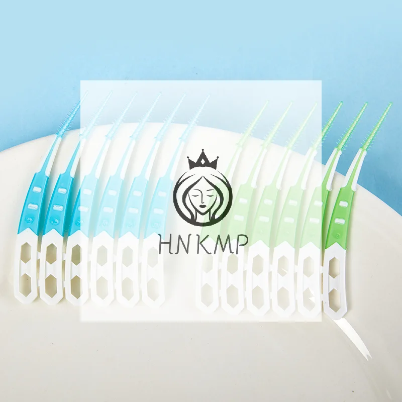 

12Pcs/Box Toothpicks Brushes Between Teeth Silicone Toothpicks With Thread Oral Cleaning Tools Silicone Interdental Brushes