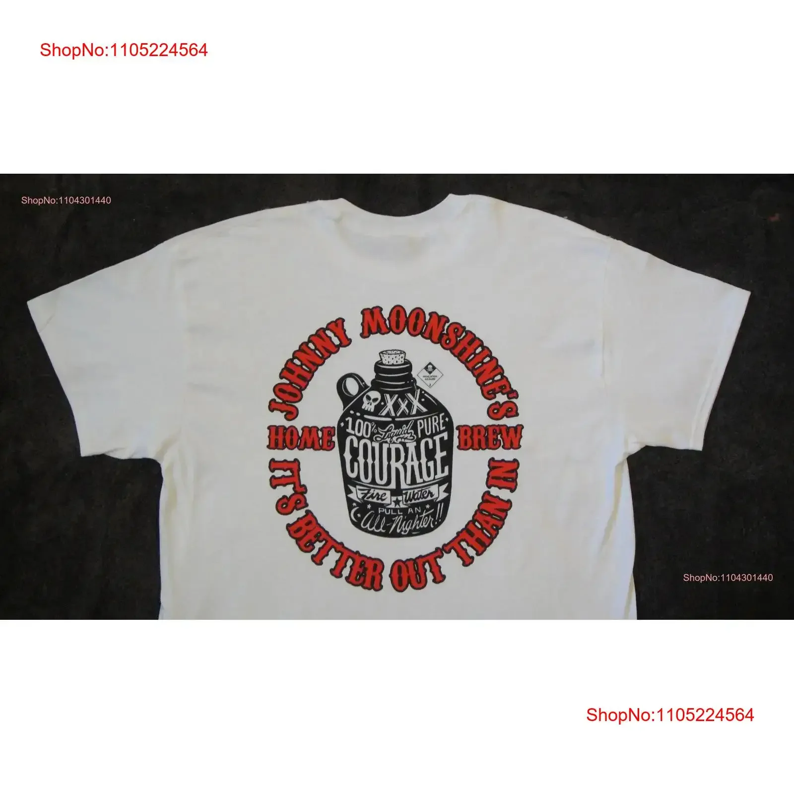 Moonshine تي شيرت مصنع الجعة المنزل المشروب شرب البيرة الكحول كول حفلة خمر غسلها أنيق مصمم الملابس أوم امتدت