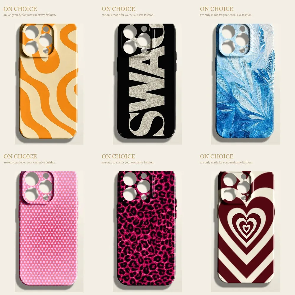 HOT Glossy Film Hard Phone Case for Samsung Galaxy A37 A57 A17 A07 A56 A26 A36 A55 A35 A15 A54 A14 4G 5G Hot Leopard