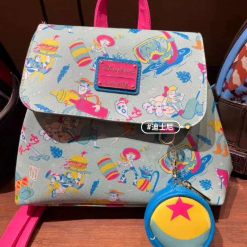 Новый Loungefly Disney Parks, игрушка, летний мини-рюкзак и кошелек для монет, детский милый рюкзак для девочек, уличная сумка для отдыха, подарок