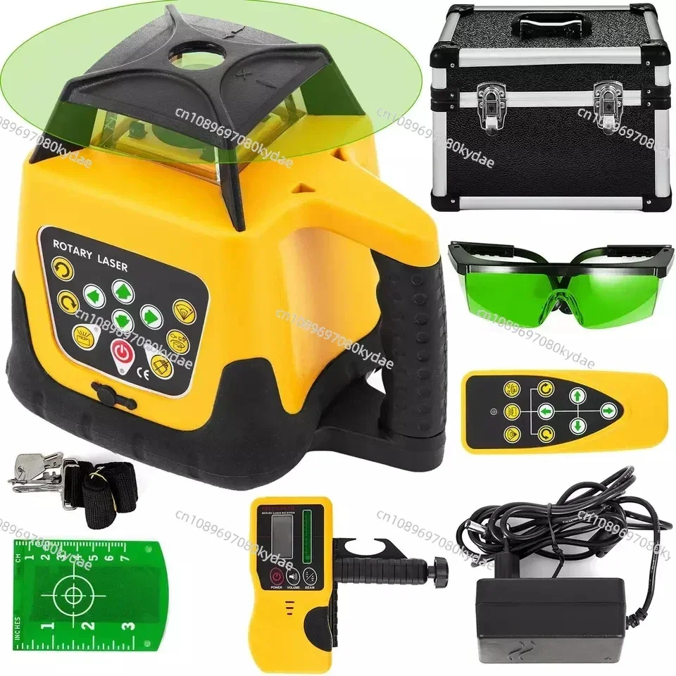 

Green Beam Rotary Laser Leveler 500M Range Measuring Laser Level with Remote Control Water Proof Dust
