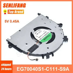 New Laptop CPU Cooling Fan 4-Line Cooler EG70040S1-C111-S9A Notebook PC DC5V 0.45A Fan For SUNON