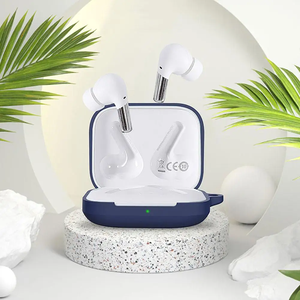 Fone de ouvido sem fio Bluetooth, Adequado para OnePlus Buds 3, Capa protetora de silicone, Anti Drop