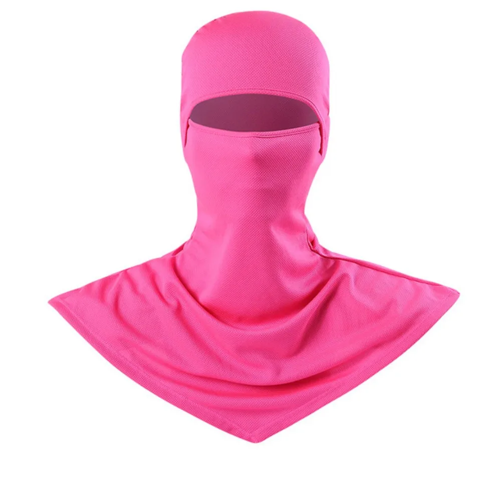 Casco da ciclismo lungo da pesca ad alta elasticità Copricollo da moto Passamontagna da sci Copricapo in rete Maschera per il viso Sciarpe da trekking