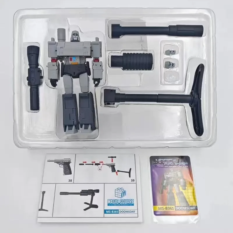 

[New] MS-TOYS Transformation Toy MS-B36S MSB36S Megatron Small Exquisite Action Robot Character Model Figure Gift Collection