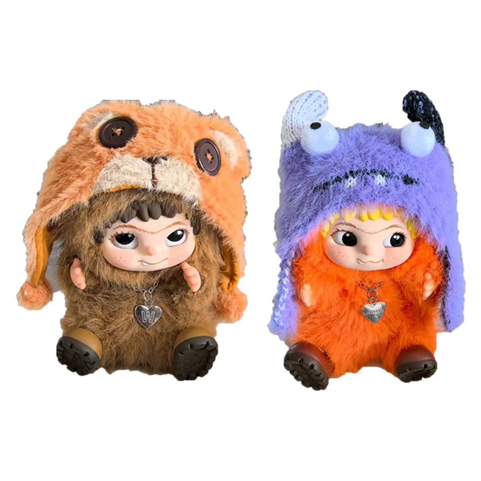 Wakuku V1 Fury Party Series Blind Box Handmade Plush Doll Cute Girl Gift Authentic Holiday Toy for Girls