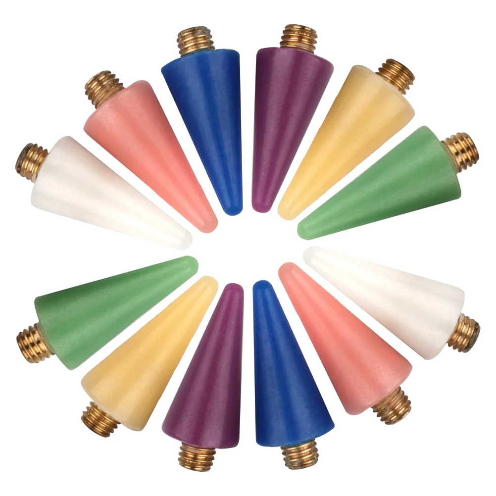 12pçs pontas selecionadoras de strass para unhas, cabeças de substituição, caneta de broca para ferramentas de manicure diy, design de arte eficiente