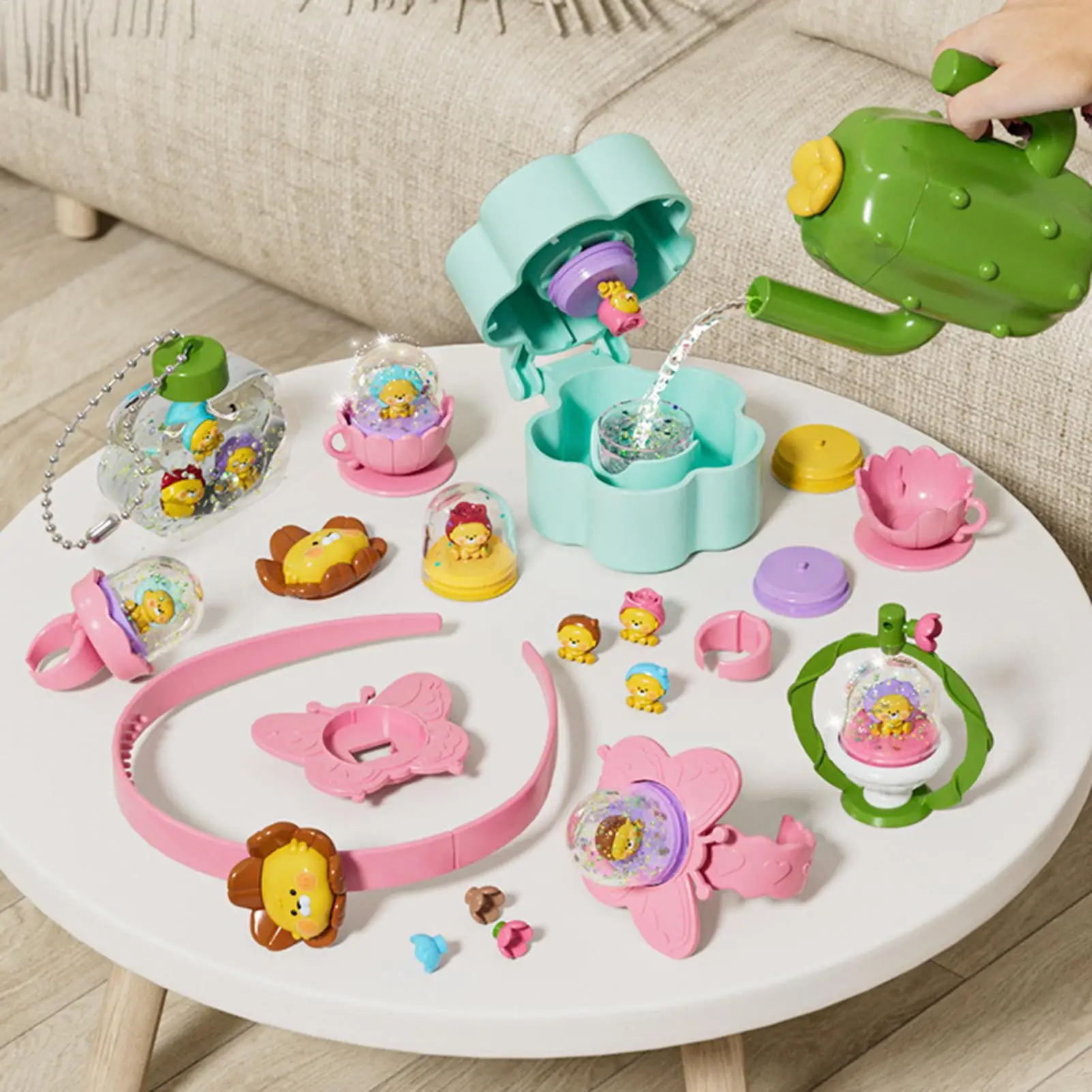 

Jewelry Making Kit Charm Toy Set Ring Pendant Fun Handmade for Kids Girls Children Gift Creative Craft Activities Party Favors