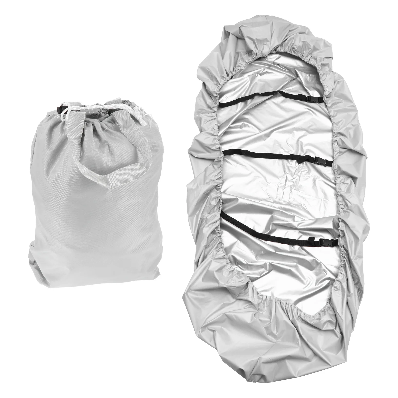 

1 Set Waterproof Kayak Cover Oxford Cloth Uv Protection For Canoe Storage Boat Cover Fishing Outdoor Water Sports Protector