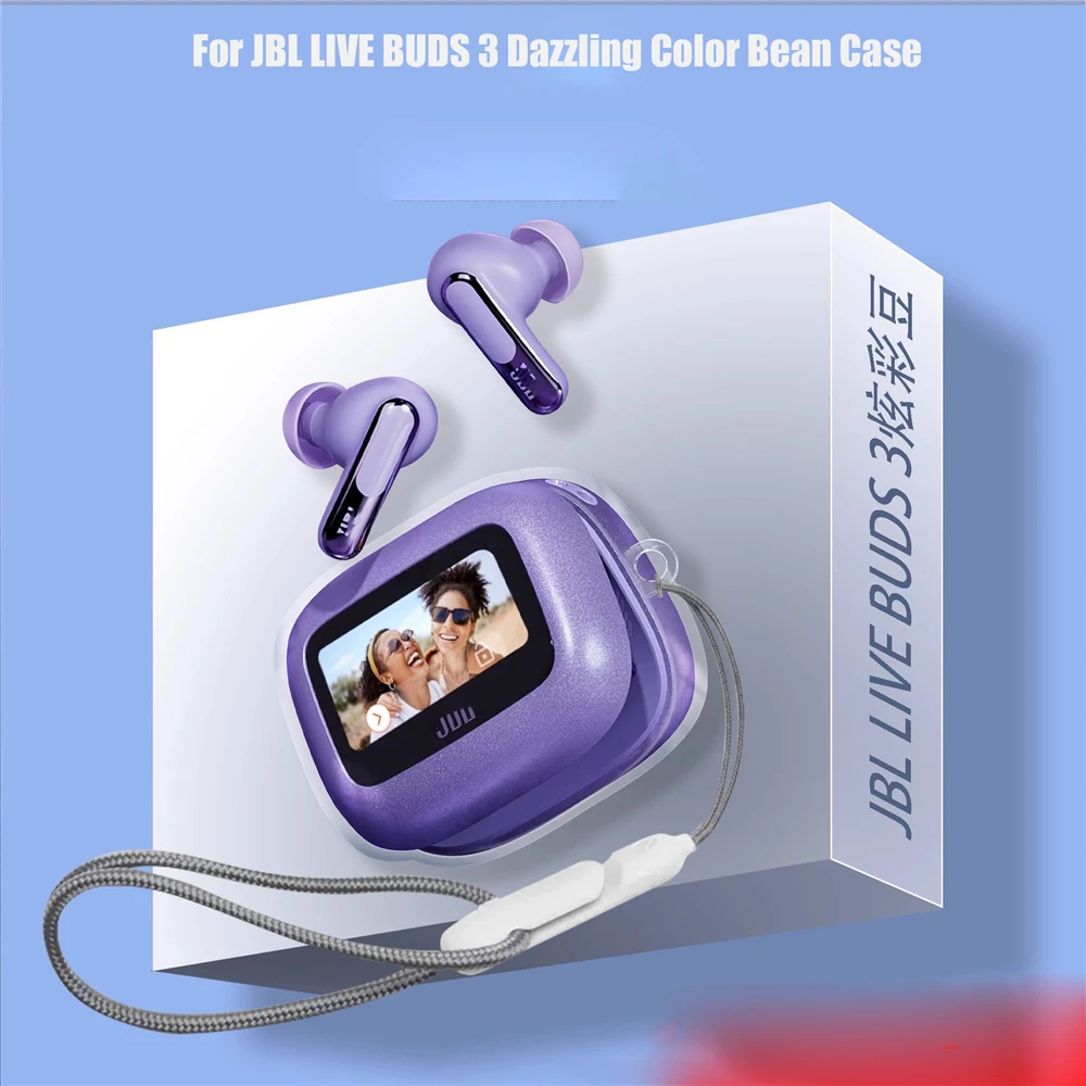 

TPU Shockproof Protective Case for JBL Live Buds 3 Protective Case Wireless Headphone Shell Skin Cover