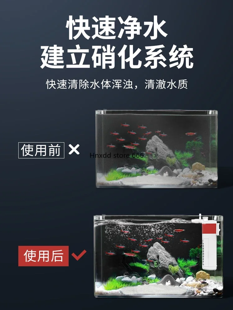 Pompa submersible teroksigen kecil terpasang di dinding dengan oksigen