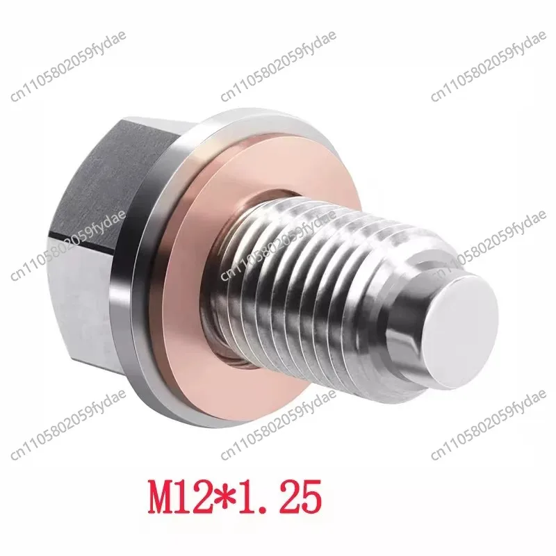 

Magnetic sump oil drain bolt stainless steel slag suction screw M12~ M20 automobile transmission engine
