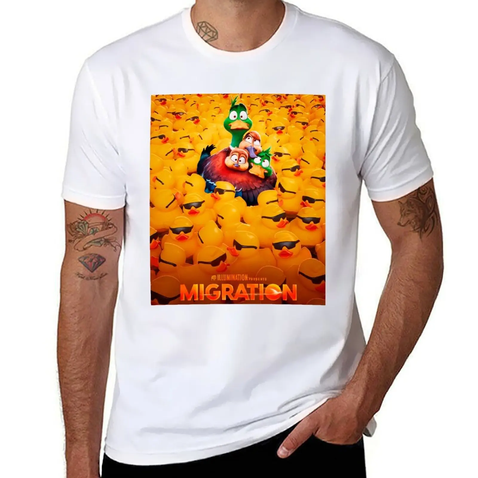 

Migration T-Shirt g man t shirts for men t shirts for man cotton funny T-Shirt