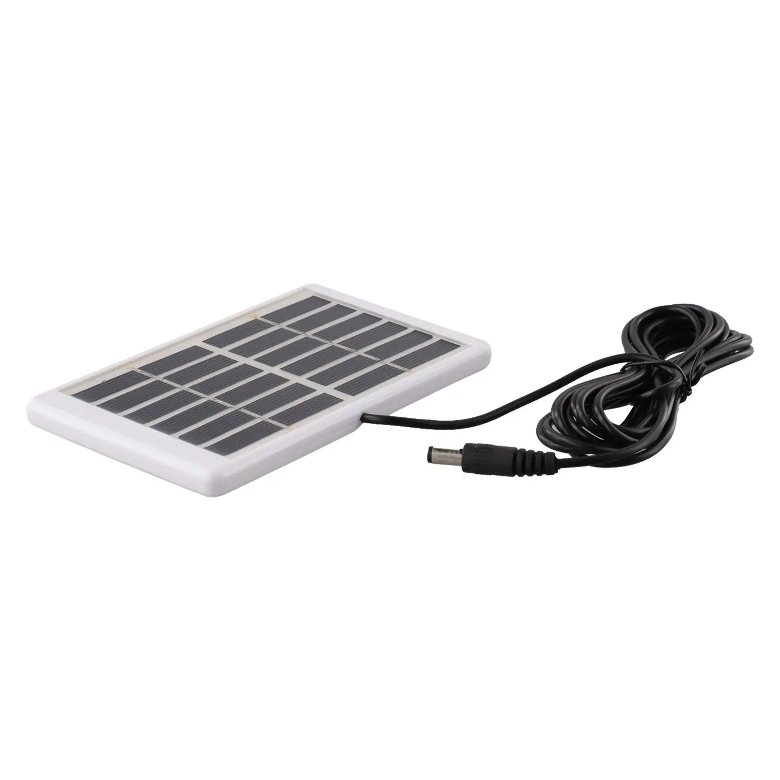 Compact Solar Panel 5W 6V Solar Panel Efficient Charging Multiple Charging Options Polycrystalline Silicon Outdoor Activities