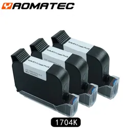 T1704K 12.7MM Premium A Level High Adhesion Not Encrypted Handheld TIJ Inkjet Printer Fast Dry Solvent Ink Cartridge