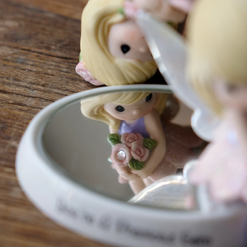 Ceramic Water-drop Baby Doll Birthday Gift Twelve Months Birthstone Constellation Baby Figurine Holiday Gift