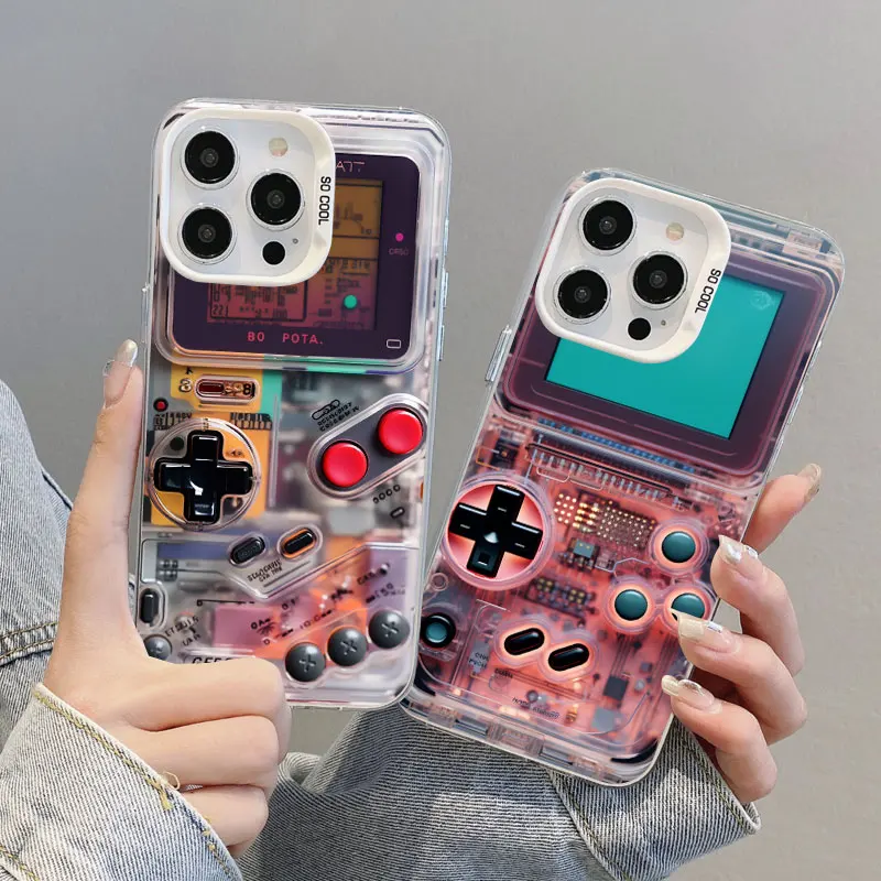 

Recreational Machines 2D Printing Phone Case For IPhone 11 12 13 Mini Pro Max 14 15 16 Pro Max Plus Shockproof Laser Back Covers