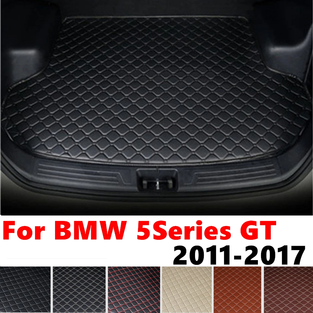 Car trunk mat for BMW 5 Series GT 2017 2016 2015 2014 2013 12 2011 Rear Cargo Liner Carpet Interior Parts Accessories Boot Cover