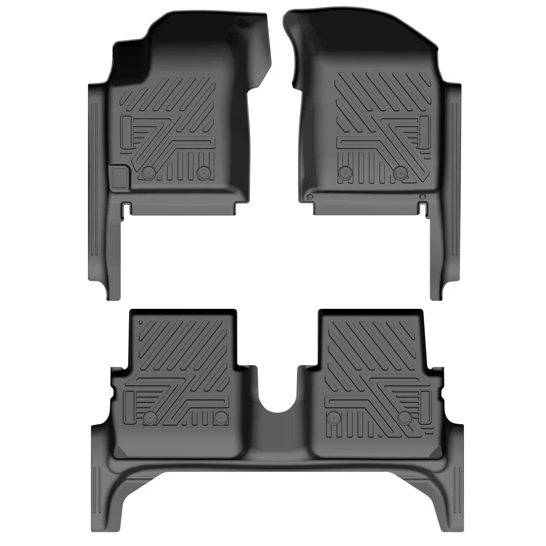 All-Weather 3D Car Floor Mats TPE Material Including Trunk Accessories For Chevrolet AVEO SEDAN-FAMILY 2006-2014