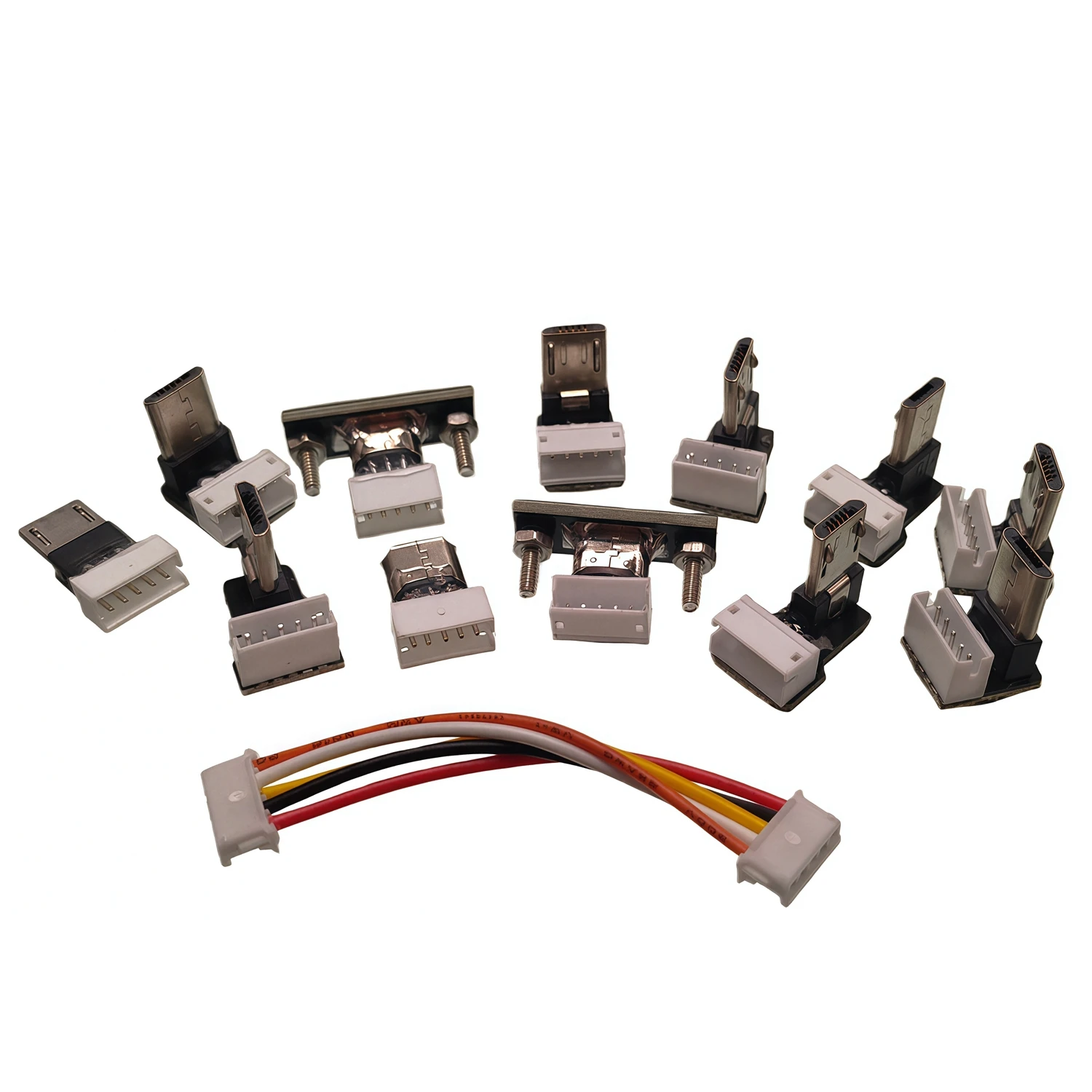 ZH1.5 5/pin 5CM /10CM/15CM/20cm/30CM/50CM 60CM/80CM/1M micro usb male to female amd male to male freely matched