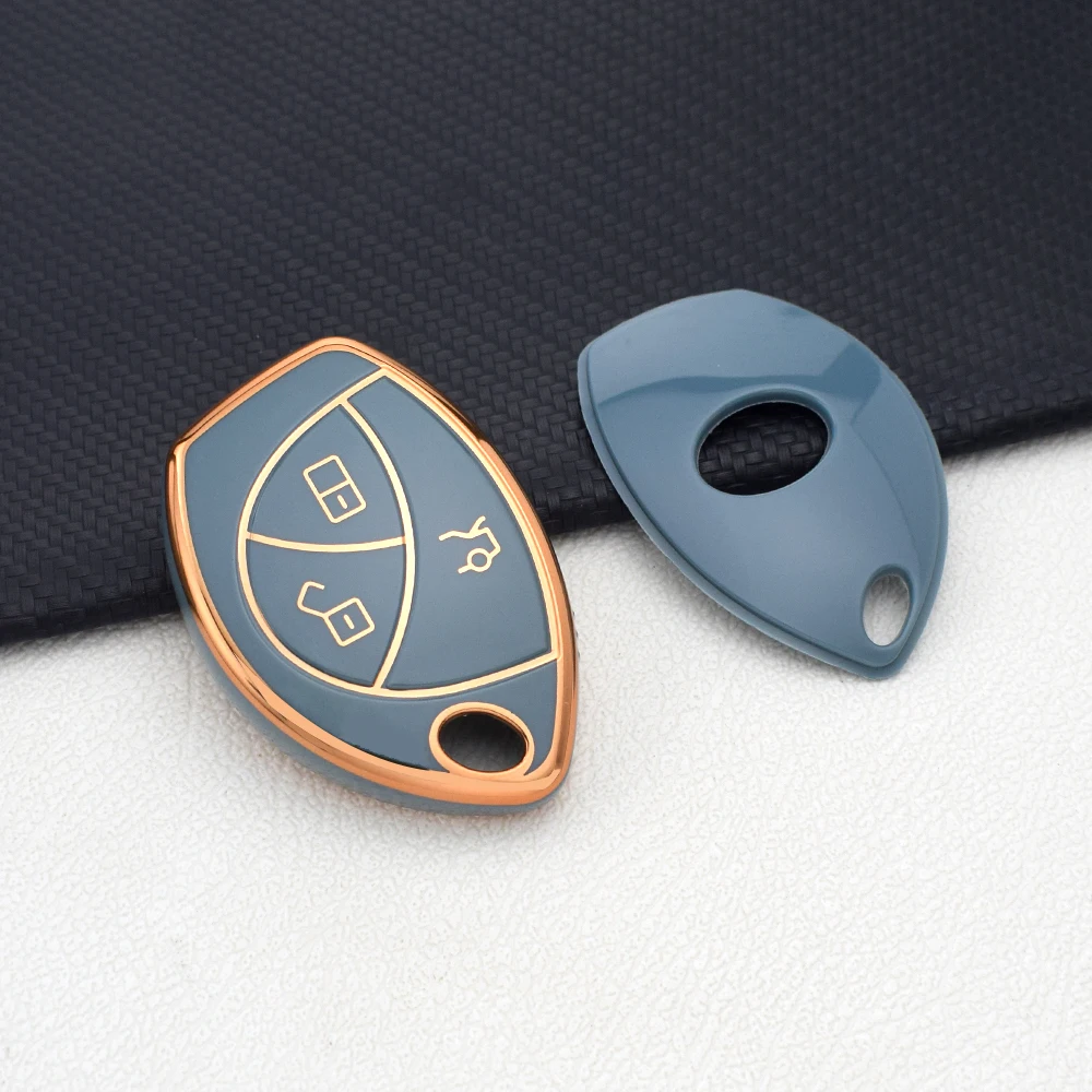 2/3 أزرار حافظة مفاتيح السيارة من البولي يوريثان غطاء لتويوتا ماليزيا Truguard VG إنذار كوبرا لرينو لوجان مفتاح حامل ملحقات السلسلة