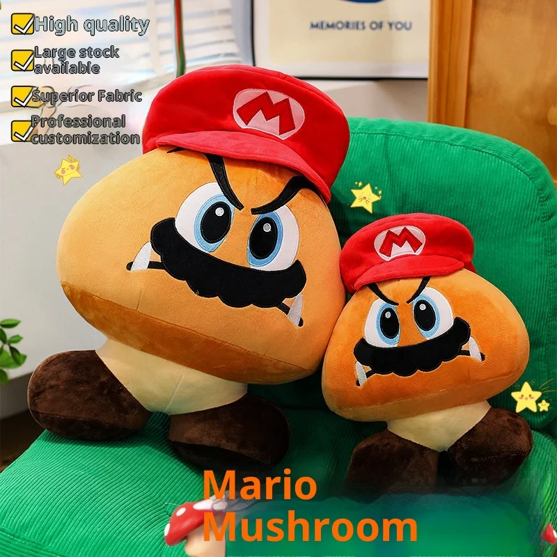 

Super Maro грибная плюшевая игрушка Maro костюм мягкая кукла подушка детский подарок детский подарок на день рождения новый