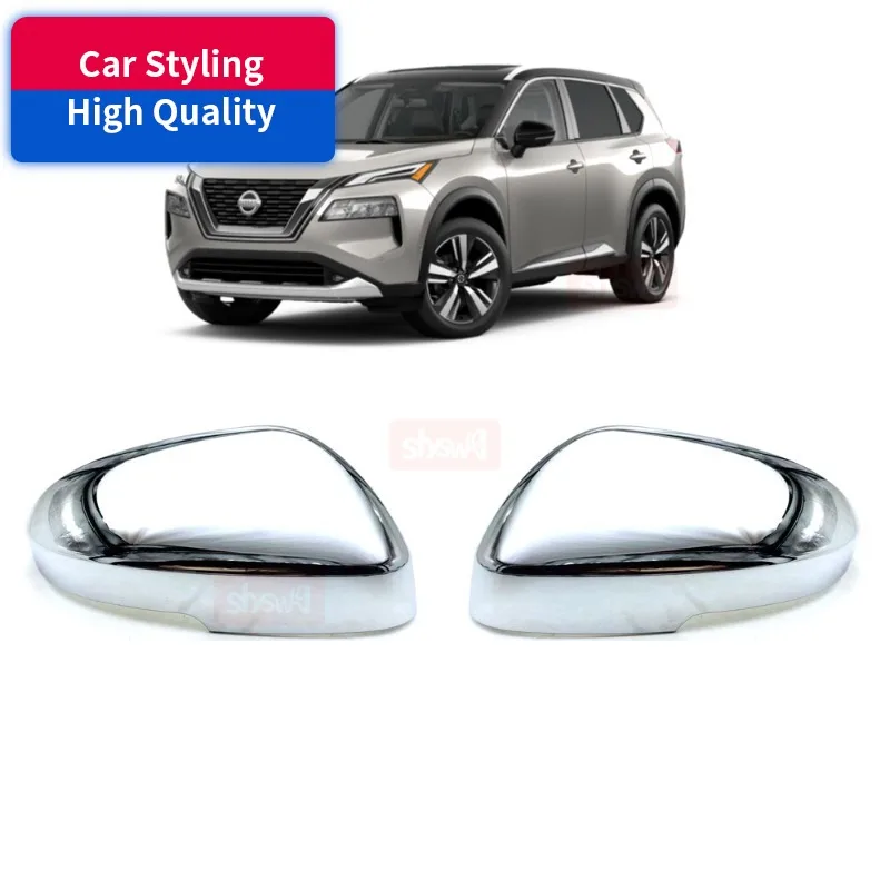 For Nissan X-trail T33 Rogue 2021 22 Rearview Mirror Modified Protective Cover Reflector Anti-rub Frame Car Styling Accessories