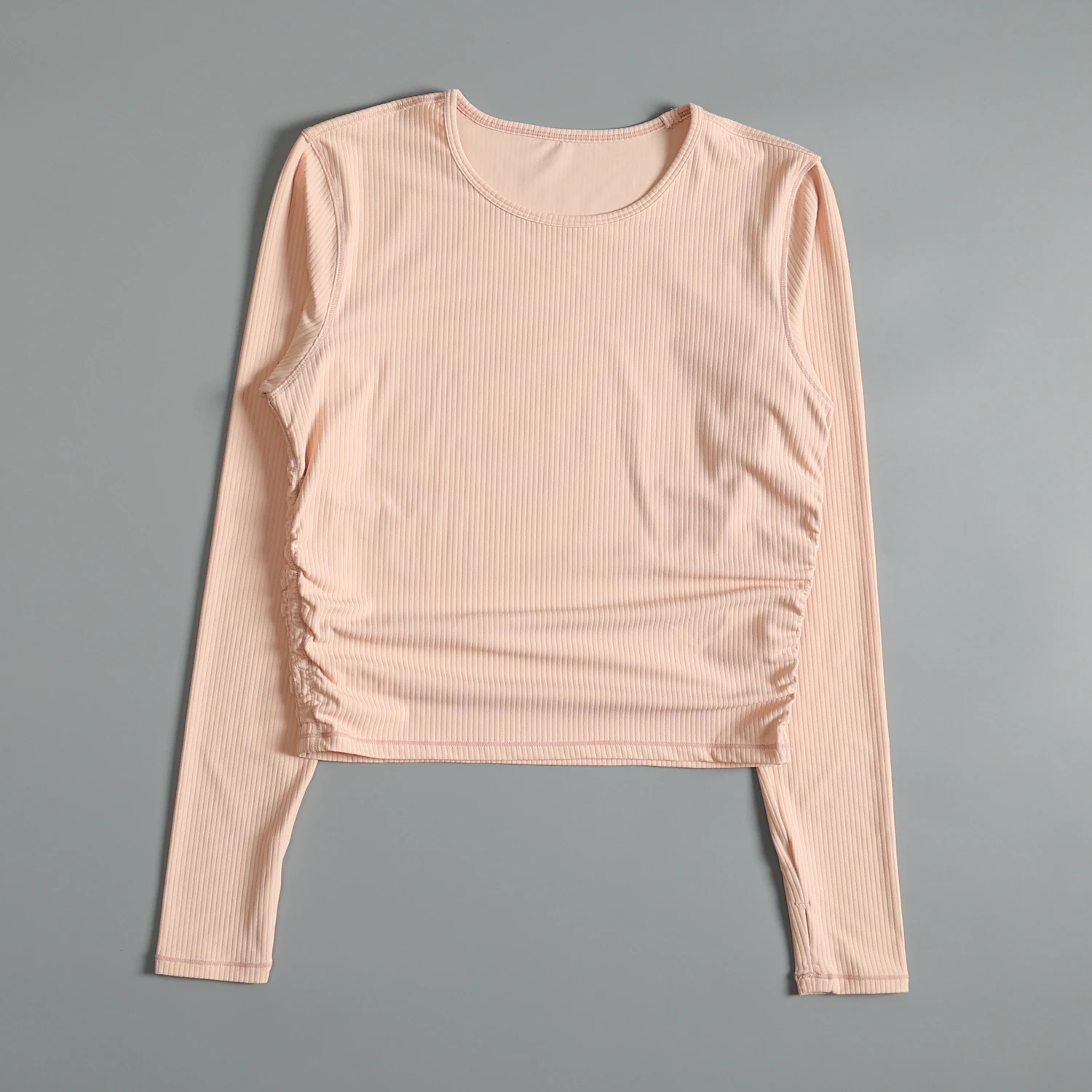 

Костюм для йоги с длинными рукавами, женские осенние тренировочные спортивные топы для пилатеса, модные и красивые, для похудения, для бега, фитнеса