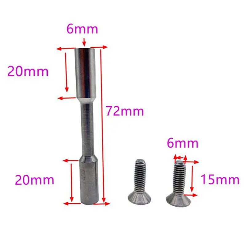 HOES-3X Titanium Alloy Bicycle Rear Fork Pivot Assembly And Bolts Set For Bike Brompton/3Sixty Bike Parts - view 6
