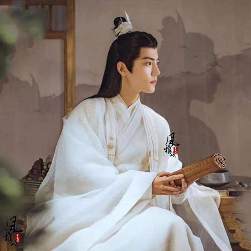 

Chinese Drama TV Yu Gu Yao Shiying Costume Xiaozhan Same Style Han Dress Xiao Zhan Shiying Han Clothing White Hanfu