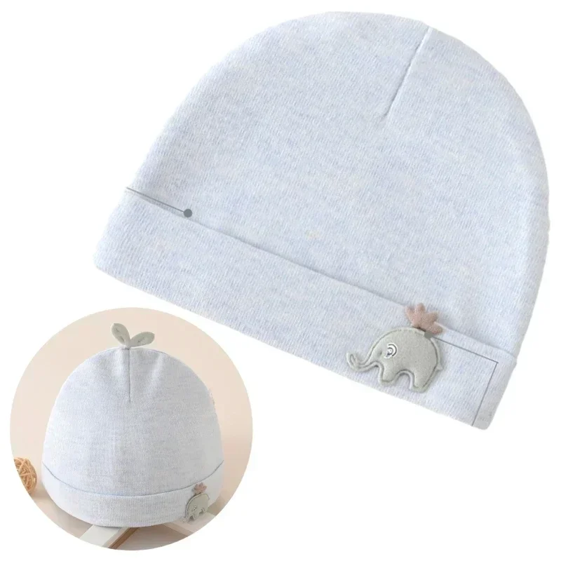 0-6 Maanden Baby Hoeden Pasgeboren Beanie Herfst Warm Dikker Katoen Zacht Elastische Baby Cap Voor Meisjes Jongens Baby Motorkap Accessoires