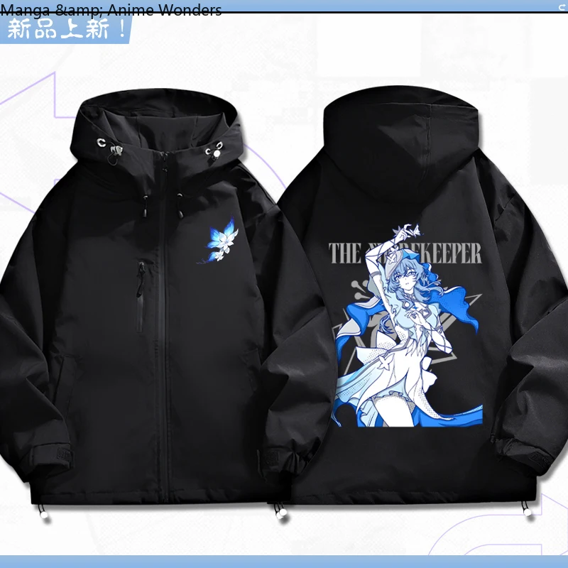 

Cosplay Costume Wuthering Waves The Shorekeeper Anime Long Sleeve Jacket Unisex Coat Hoodie Zipper Fashion Hooded Sweatshirt Top