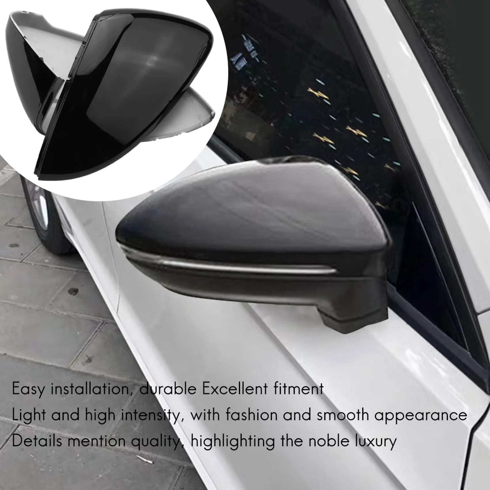 

2 шт. автомобильное левое и правое зеркало заднего вида, крышка корпуса для Golf 7