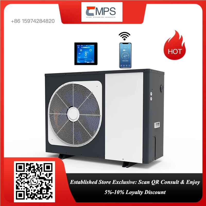 A+++ SG Ready R32 EVI Full DC Inverter Monoblock Heat Pump 10‑30KW DHW Heating Cooling WiFi, Confirm Power Before Order