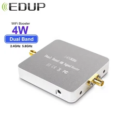 EDUP AB015  5.8GHz 2.4GHz Dual Band 4W WiFi Signal Booster Wireless Router Long Range Extender for Repeater