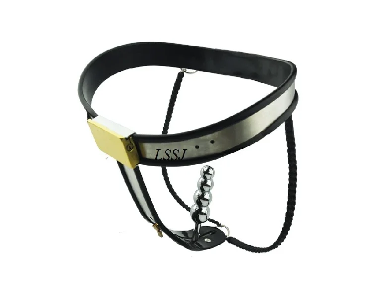 Women Chastity Belt metal sex bandage with anal plug lock anti maturbation Drop shipping