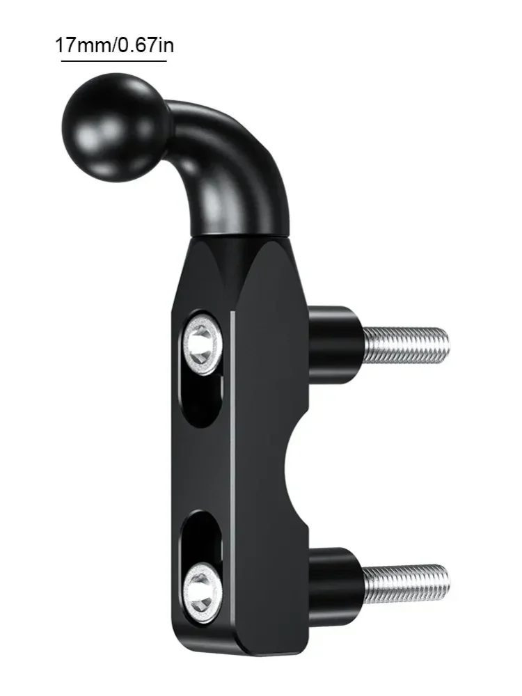 AliExpress DIXSG Mount Base Aluminum Alloy Ball Double Socket Arm Motorcycle Brake Ball Base 17mm 25mm 360 Degree Rotation for Bicycle Motorbike