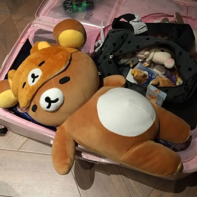 Rilakkuma Relaxed Bear Doll Bear Cuddling Doll Cartoon Cute Cuddling Bear Plush Toy Female Birthday Gift