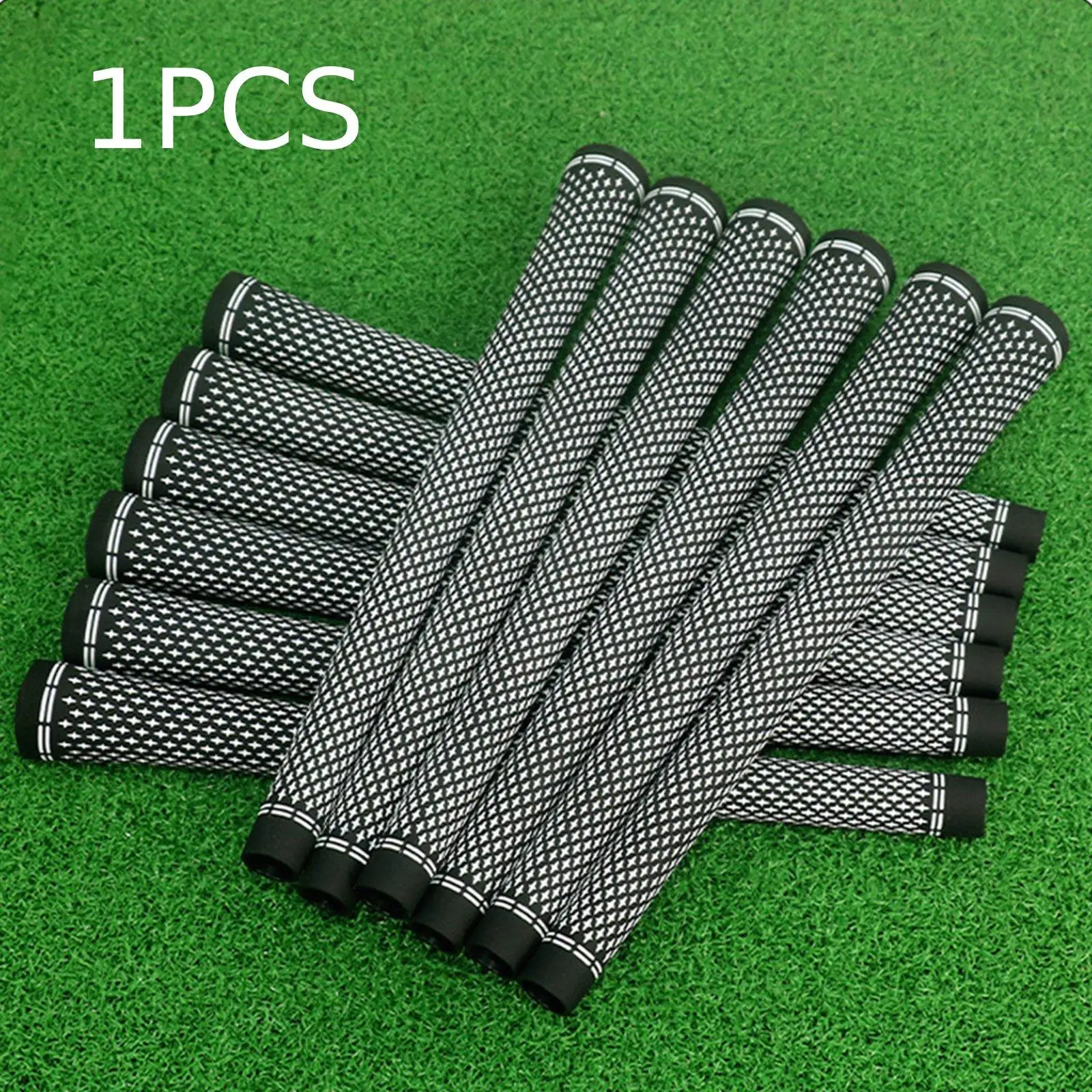 

Golf Club Grip Rubber Wear Resistant Comfortable Portable Star Texture Reliable Performance Birthday Gift Non Slip Training