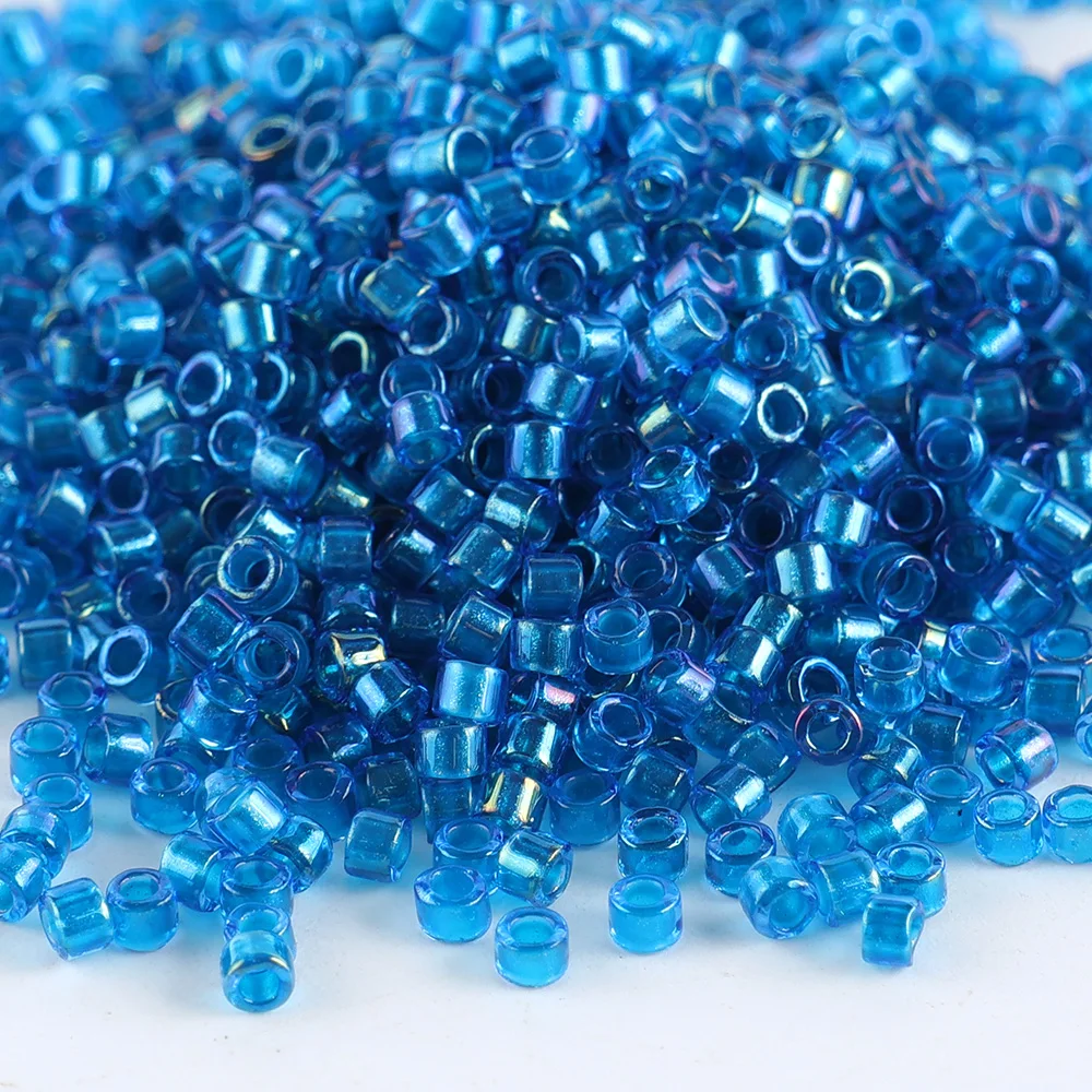 Importiert aus Japan MIYUKI DB11/0 Delica Perlen, Dyeing Core Illusion Serie, 10g Tube, Schmuckzubehör, geeignet für DIY All Kin – Detail 4