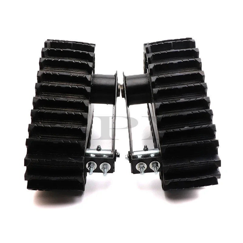 1 Pair Rubber Track Wheels Sets For 110cc-250cc ATV UTV Buggy Snowmobile Quad Dirt Bike Tracks Assembly Sand Snow Track System