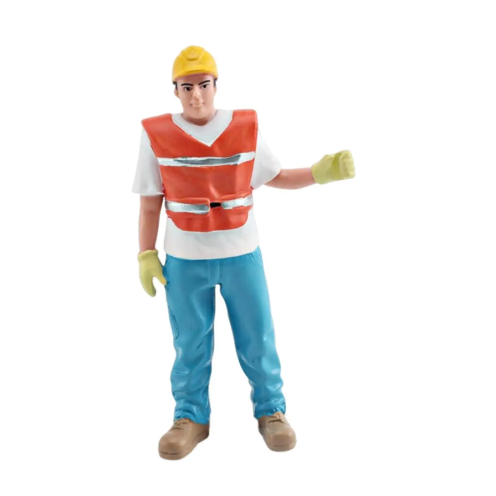 Mini Figure Hand Painted Resin People Figurine Ornament for Architectural Micro Scene Table Decoration and DIY Layout